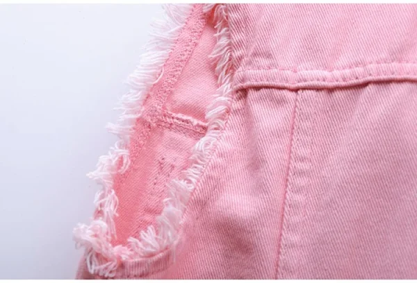 Women big size 6XL Denim Vest Sleeveless Waistcoat Students Casual Tops Jeans Jackets Red Pink Purple Yellow Blue White Jacket - Image 24