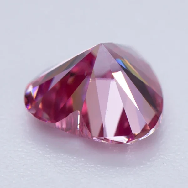 Moissanite Stone Heart Shape Pink Color VVS1 With GRA Certificate For Pass Diamond Tester Charms Top Jewelry Making Materials - Image 6
