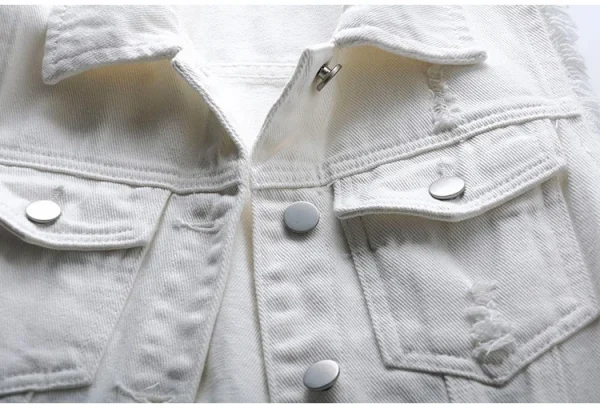 Women big size 6XL Denim Vest Sleeveless Waistcoat Students Casual Tops Jeans Jackets Red Pink Purple Yellow Blue White Jacket - Image 61