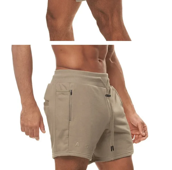Men's Cotton Summer Gym Sweatpants Running Shorts Sports Jogging Fitness Shorts Men Sweat Shorts Bodybuilding Short Casual Pants - Image 24
