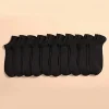 10 Pairs Women Socks Breathable Sports socks Solid Color Boat socks Comfortable Cotton Ankle Socks White Black - Image 3