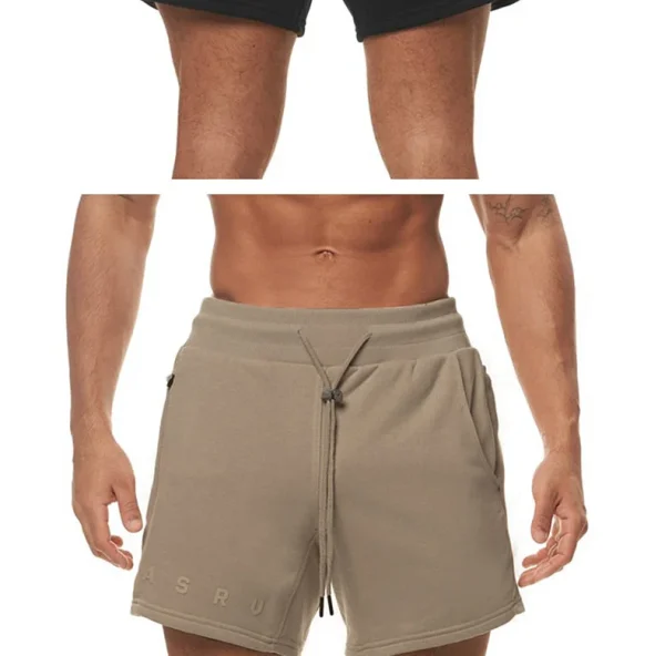 Men's Cotton Summer Gym Sweatpants Running Shorts Sports Jogging Fitness Shorts Men Sweat Shorts Bodybuilding Short Casual Pants - Image 22