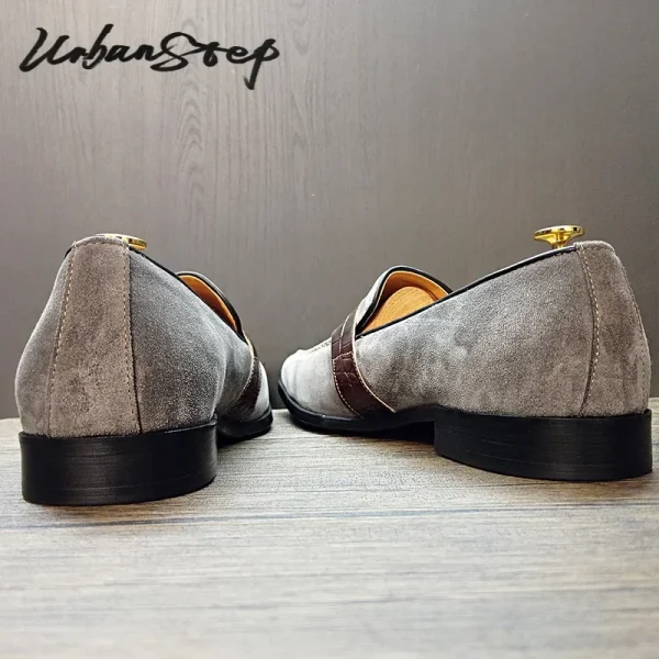 LUXURY DESIGNER MEN'S SHOES BROWN BLACK PENNY LOAFERS SLIP ON CASUAL MENS DRESS SHOES WEDDING OFFICE SUEDE SHOES FOR MEN - Image 20