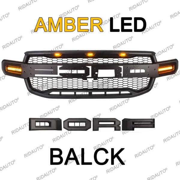New Aftermarket For FORD RANGER 2023 2024 Australia WILDTRAK Upgrades To RAPTOR Style Front Grill Replacement LED Turning Light - Image 10