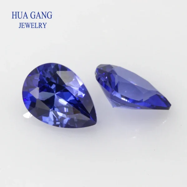 Multicolor Pear Shape Cubic Zirconia Stone Loose  Synthetic Gems Beads CZ Stones For Jewelry 2x3~13x18mm AAAAA - Image 6