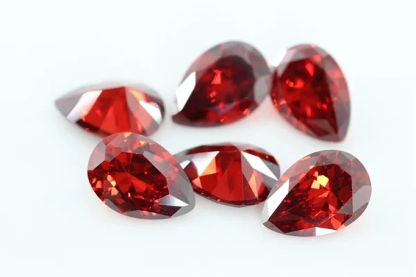 Multicolor Pear Shape Cubic Zirconia Stone Loose  Synthetic Gems Beads CZ Stones For Jewelry 2x3~13x18mm AAAAA - Image 37