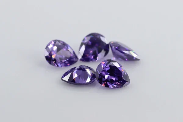 Multicolor Pear Shape Cubic Zirconia Stone Loose  Synthetic Gems Beads CZ Stones For Jewelry 2x3~13x18mm AAAAA - Image 42