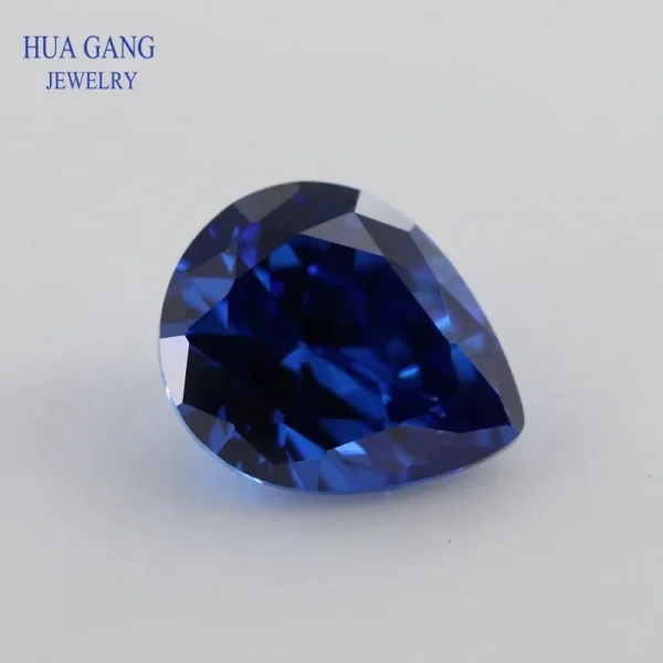 Multicolor Pear Shape Cubic Zirconia Stone Loose  Synthetic Gems Beads CZ Stones For Jewelry 2x3~13x18mm AAAAA - Image 22