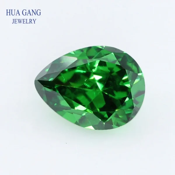 Multicolor Pear Shape Cubic Zirconia Stone Loose  Synthetic Gems Beads CZ Stones For Jewelry 2x3~13x18mm AAAAA - Image 9