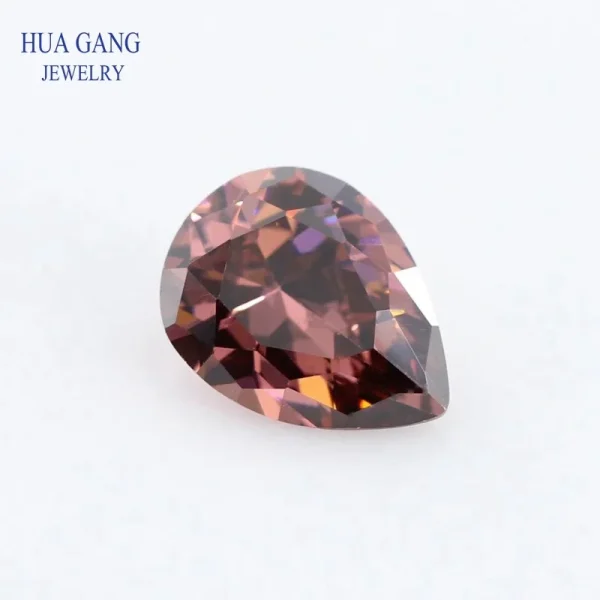Multicolor Pear Shape Cubic Zirconia Stone Loose  Synthetic Gems Beads CZ Stones For Jewelry 2x3~13x18mm AAAAA - Image 18