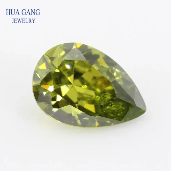 Multicolor Pear Shape Cubic Zirconia Stone Loose  Synthetic Gems Beads CZ Stones For Jewelry 2x3~13x18mm AAAAA - Image 21