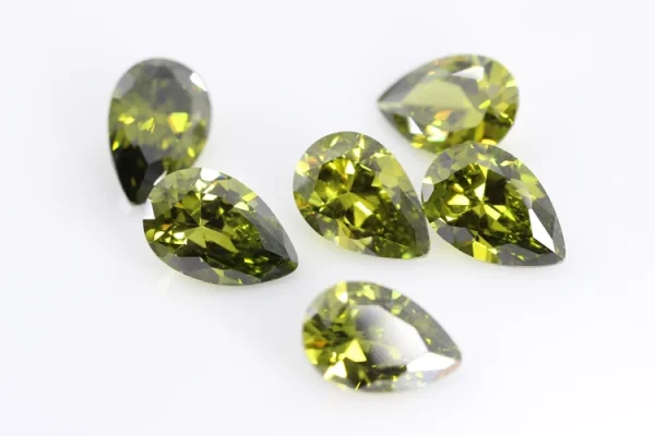 Multicolor Pear Shape Cubic Zirconia Stone Loose  Synthetic Gems Beads CZ Stones For Jewelry 2x3~13x18mm AAAAA - Image 45