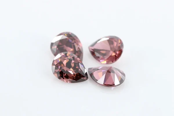 Multicolor Pear Shape Cubic Zirconia Stone Loose  Synthetic Gems Beads CZ Stones For Jewelry 2x3~13x18mm AAAAA - Image 41