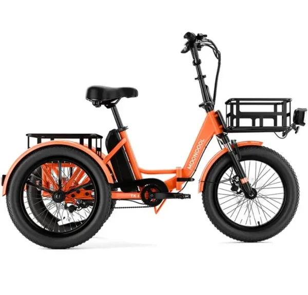 PROMO! Promo! PROMO!!! Ventes parfaites MOONCCOOL Triike électrique adultes 3 roues vélo électrique 450lb 20 gros pneu 750W