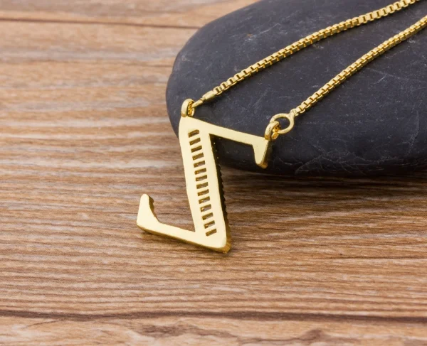 Luxury Gold Color A-Z 26 Letters Necklace CZ Pendant for Women Cute  Initials Name Necklace Fashion Party Wedding Jewelry Gift - Image 35
