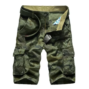 Camouflage Camo Cargo Shorts Men 2025 New Mens Casual Shorts Male Loose Work Shorts Man Military Short Pants Plus Size 29-44
