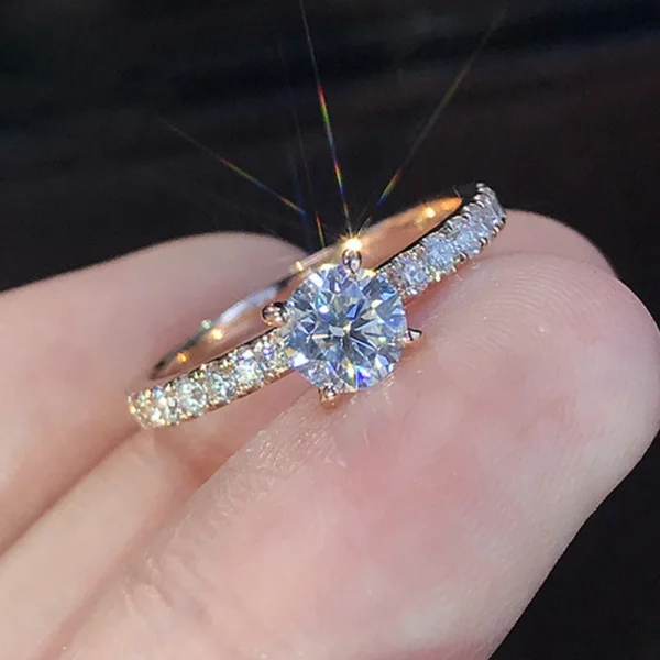Fashion Luxury Charm CZ Zirconia Eternity Wedding Engagement Finger Rings for Women Green Multicolor Crystal Jewelry - Image 18