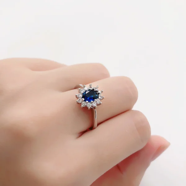 Classic Red Crystal Wedding Rings for Women Bridal Beautiful Rose Gold Color Zirconia Engagement Ring Fashion Jewelry R187 - Image 15
