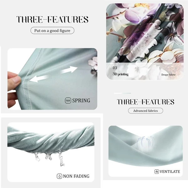 New Geometric Curve Graphic Print Women's Dresses Elegant Dresses Summer Dresses Plus Size Female Fashion Free Shipping - Image 19
