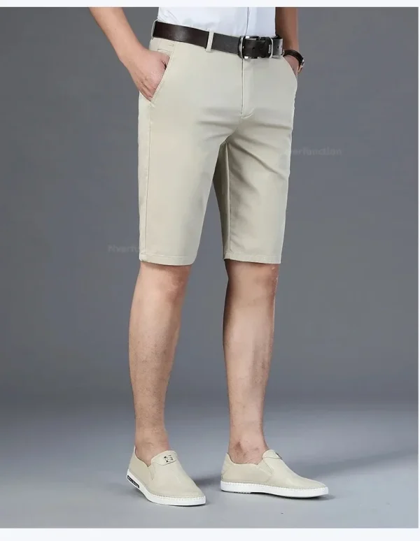 Men Business Shorts Summer New Cotton Casual Pants Classic Brand Soft Fashion Comfortable Male Clothing Shorts Boardshorts - Image 53