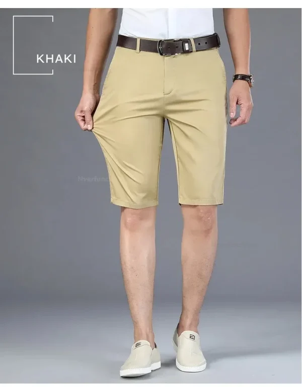 Men Business Shorts Summer New Cotton Casual Pants Classic Brand Soft Fashion Comfortable Male Clothing Shorts Boardshorts - Image 40