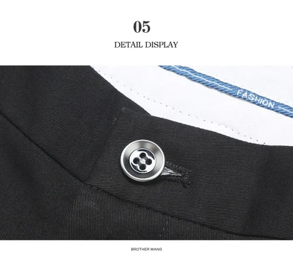 2024 New 98% Cotton Casual Pants Men's Clothing Classic Straight Loose High Waist Elastic Trousers Male Brand Clothes - Image 25