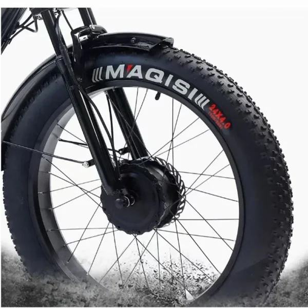 New Electric Tricyle Adult Ebike Cargo 24Inch Fat Tire 750W48V15AH Removable Battery Electric Bike 3Wheel Leisure Max Load 200KG - Image 20