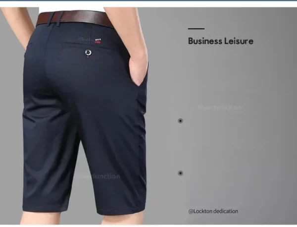Men Business Shorts Summer New Cotton Casual Pants Classic Brand Soft Fashion Comfortable Male Clothing Shorts Boardshorts - Image 19