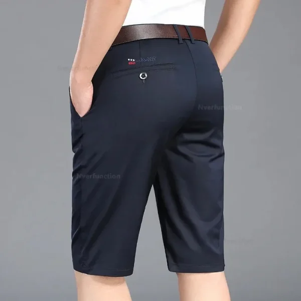 Men Business Shorts Summer New Cotton Casual Pants Classic Brand Soft Fashion Comfortable Male Clothing Shorts Boardshorts - Image 5