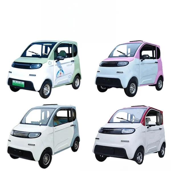New energy electric four-wheel tram, small household adult low-speed transfer women to work, mixed oil and electricity - Image 2