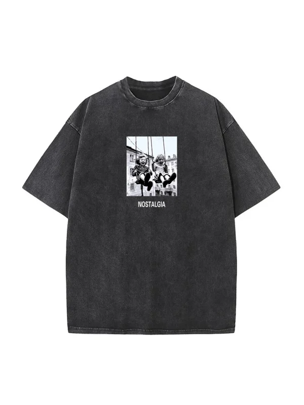 Sumuyoo 100% Cotton Women's Retro Printed T-shirt Men Vintage Short-sleeve Wax printing T Shirts Fashion Hip Hop Loose Tees - Image 39