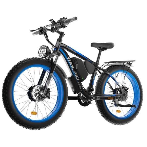 US Warehouse Popular SMLRO XDC600 PLUS AWD Electric Bike 1000W 2000W 48V 52V 26" Motor Bike Fat Tire Mountain Snow Bicycle Ebike - Image 11