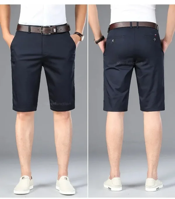 Men Business Shorts Summer New Cotton Casual Pants Classic Brand Soft Fashion Comfortable Male Clothing Shorts Boardshorts - Image 27