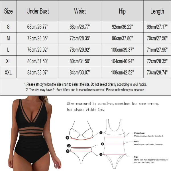 Mesh 1 Piece Swimsuit Sexy Deep V Swimwear Push Up Padded Bikini Solid Ruched Women Monokini Beachwear Brazilian Bathing Suit - Image 6