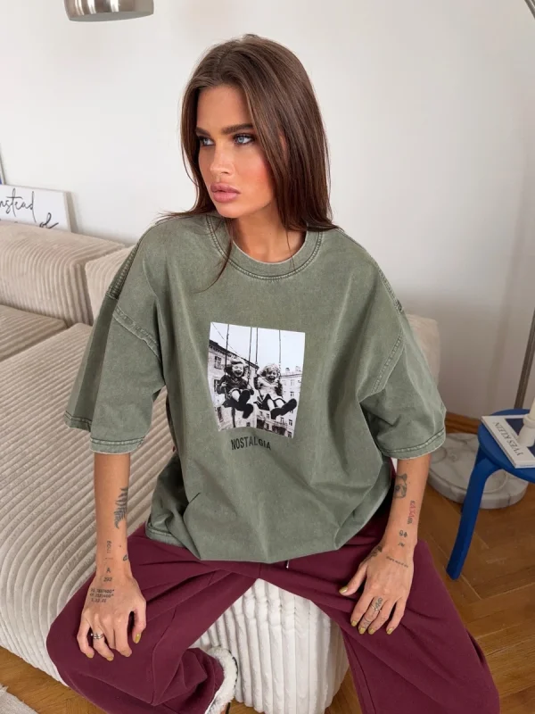 Sumuyoo 100% Cotton Women's Retro Printed T-shirt Men Vintage Short-sleeve Wax printing T Shirts Fashion Hip Hop Loose Tees - Image 24