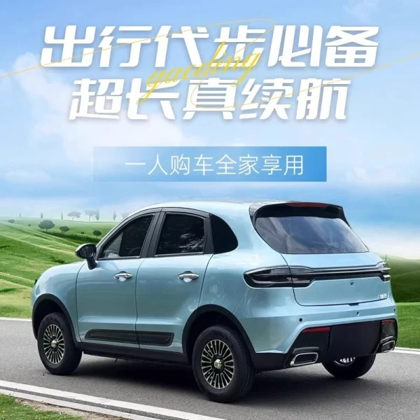 Old Man Le, electric four-wheeler, scooter, closed four-wheel battery car - Image 2