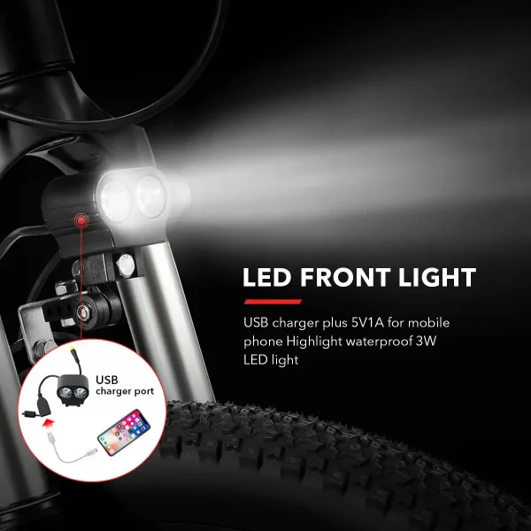 20225 Electric Passenger Tricycle 20"*4.0 Fat Tire Scooter Electric Tricycle 500w Ebike Bike Electric Bicycle Mountainbike - Image 18