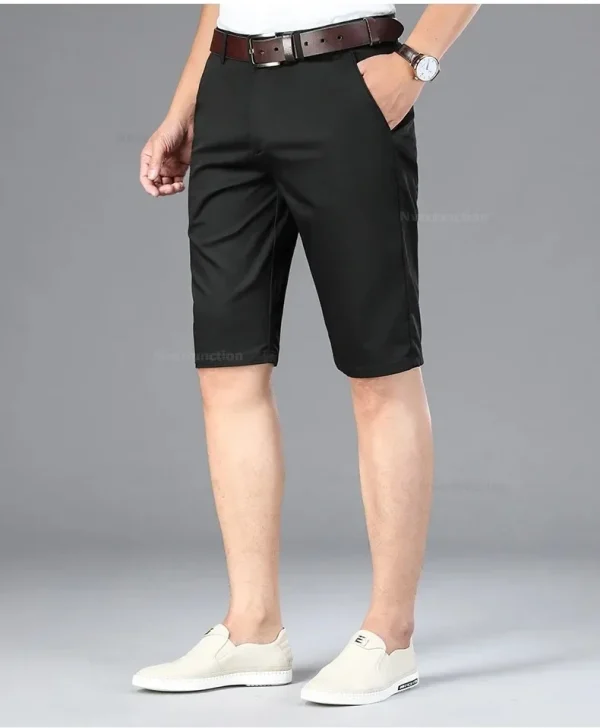 Men Business Shorts Summer New Cotton Casual Pants Classic Brand Soft Fashion Comfortable Male Clothing Shorts Boardshorts - Image 33