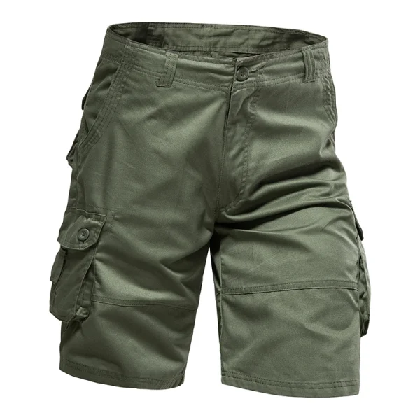 Men's Shorts Loose Large Size Multi-Pocket Overalls Summer Cotton Comfortable Nickel Pants Outdoor Casual Sports Beach Pants - Image 8