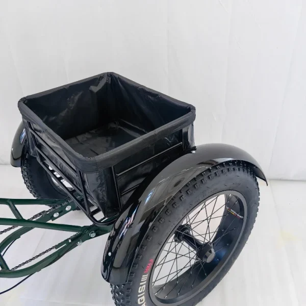New 3-Wheeled Electric Vehicle 500W Motor 48V13AH Fat Tire Snow Cargo E-Bike Elderly Parent-Child Travel Electric 3-Wheeled Bike - Image 17