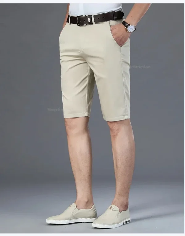 Men Business Shorts Summer New Cotton Casual Pants Classic Brand Soft Fashion Comfortable Male Clothing Shorts Boardshorts - Image 52