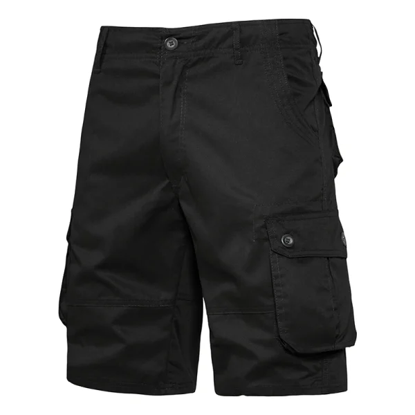 Men's Shorts Loose Large Size Multi-Pocket Overalls Summer Cotton Comfortable Nickel Pants Outdoor Casual Sports Beach Pants - Image 3