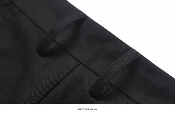 2024 New 98% Cotton Casual Pants Men's Clothing Classic Straight Loose High Waist Elastic Trousers Male Brand Clothes - Image 28