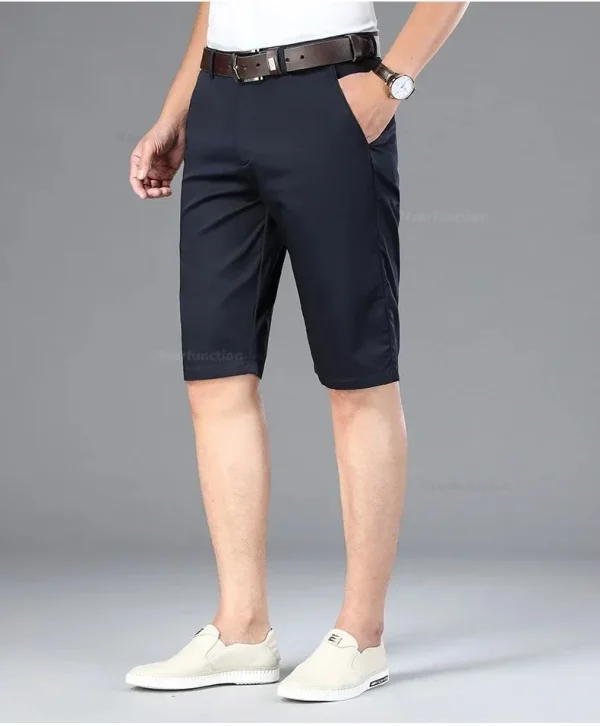 Men Business Shorts Summer New Cotton Casual Pants Classic Brand Soft Fashion Comfortable Male Clothing Shorts Boardshorts - Image 29