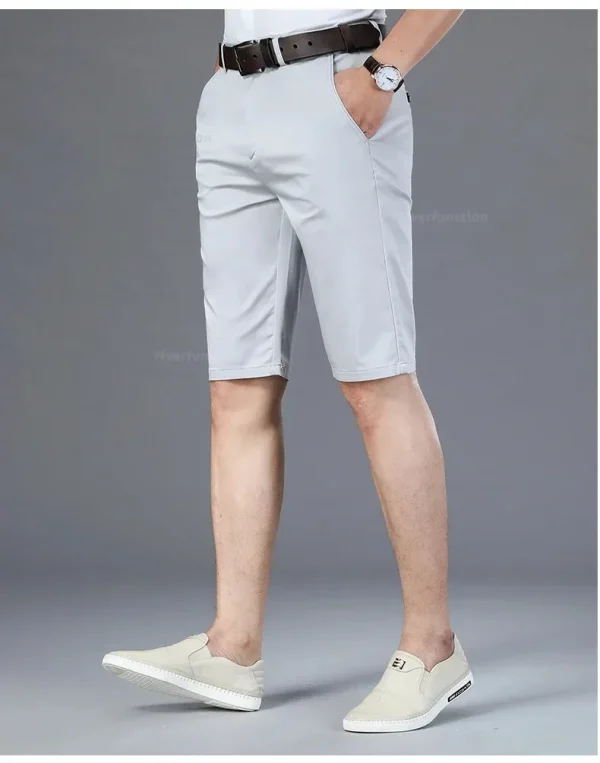 Men Business Shorts Summer New Cotton Casual Pants Classic Brand Soft Fashion Comfortable Male Clothing Shorts Boardshorts - Image 47