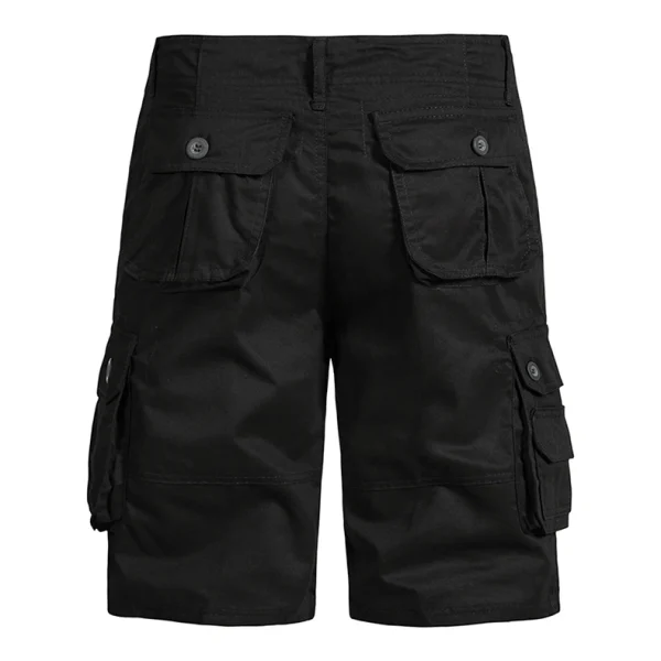 Men's Shorts Loose Large Size Multi-Pocket Overalls Summer Cotton Comfortable Nickel Pants Outdoor Casual Sports Beach Pants - Image 13