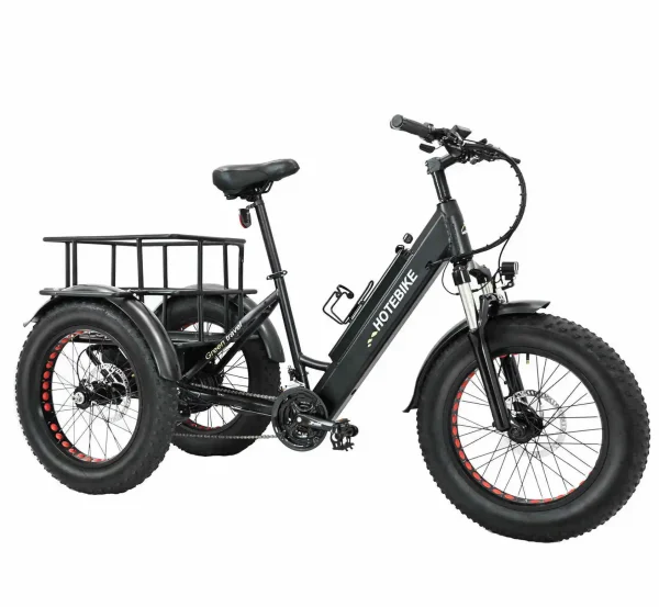 20225 Electric Passenger Tricycle 20"*4.0 Fat Tire Scooter Electric Tricycle 500w Ebike Bike Electric Bicycle Mountainbike - Image 17