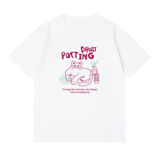 T-shirts Women Summer Tshirt Lady Oversize Female Clothes Loose Short Sleeve Graphic T-Shirt Y2k Tops - Image 2