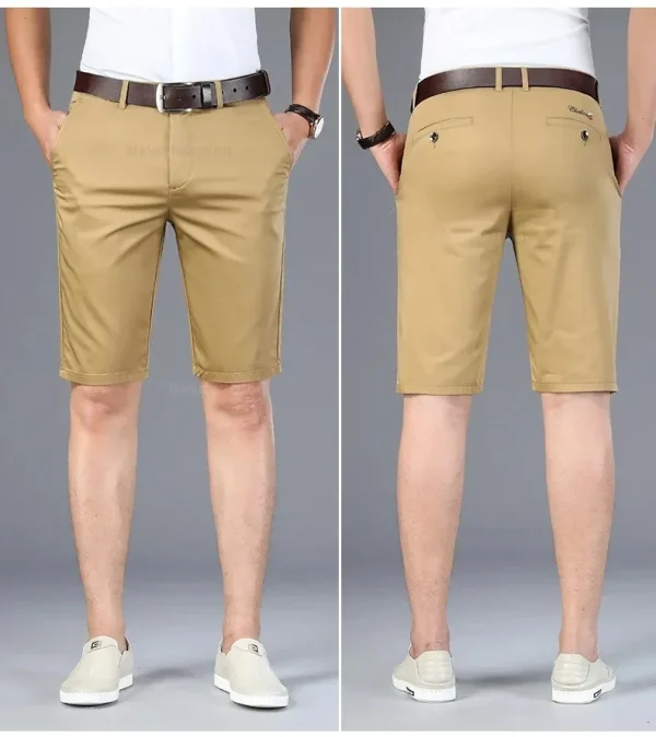 Men Business Shorts Summer New Cotton Casual Pants Classic Brand Soft Fashion Comfortable Male Clothing Shorts Boardshorts - Image 37