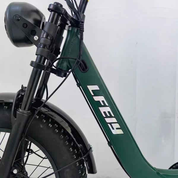 New 3-Wheeled Electric Vehicle 500W Motor 48V13AH Fat Tire Snow Cargo E-Bike Elderly Parent-Child Travel Electric 3-Wheeled Bike - Image 16